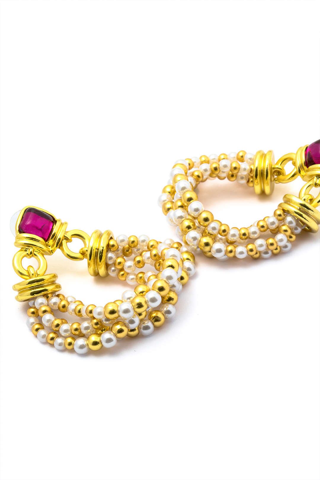 Pearl Dangle Earrings sold by Micas product image thumbnail 2