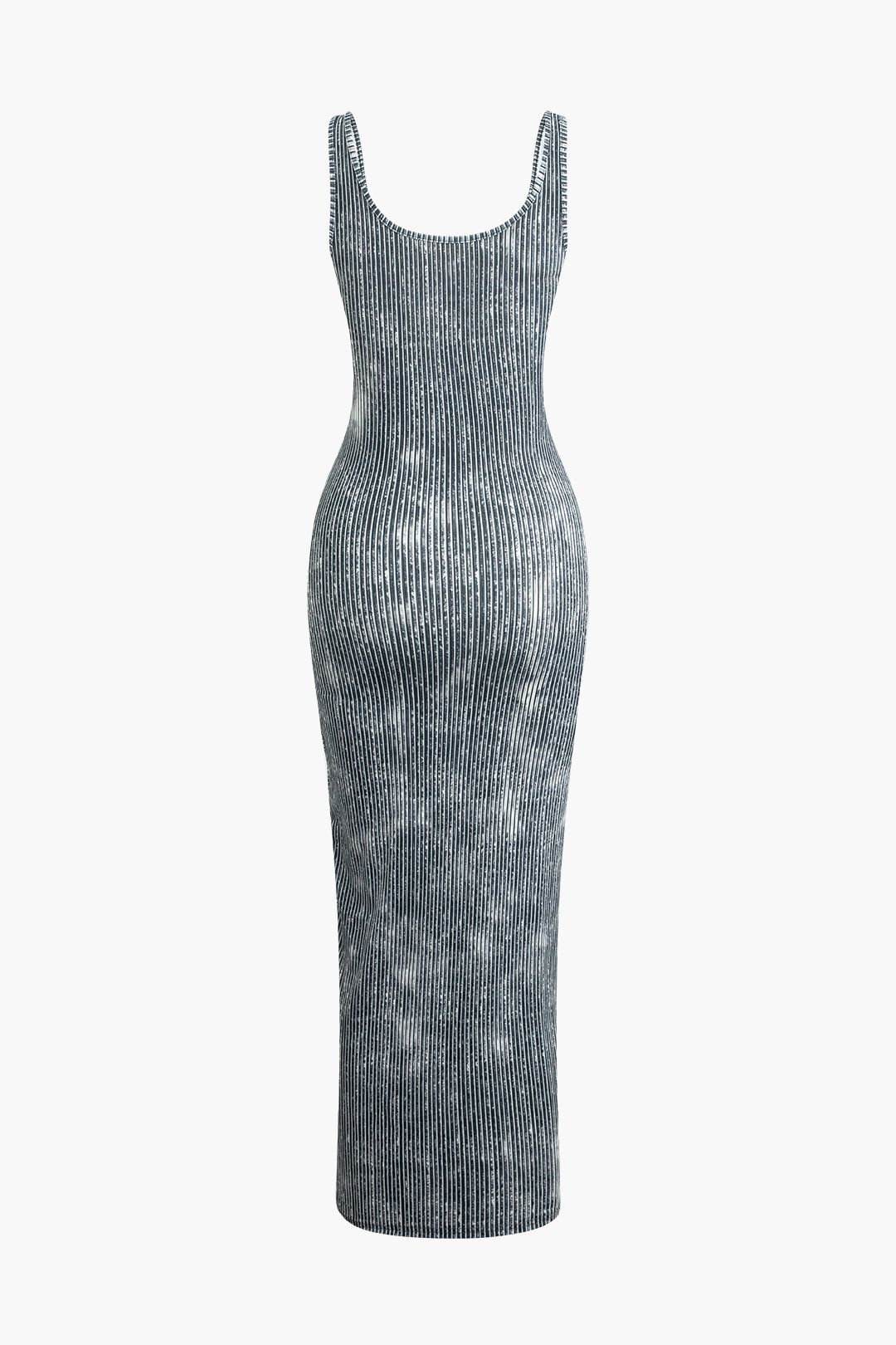 Contrast Stripe Sleeveless Maxi Dress sold by Micas product image thumbnail 2