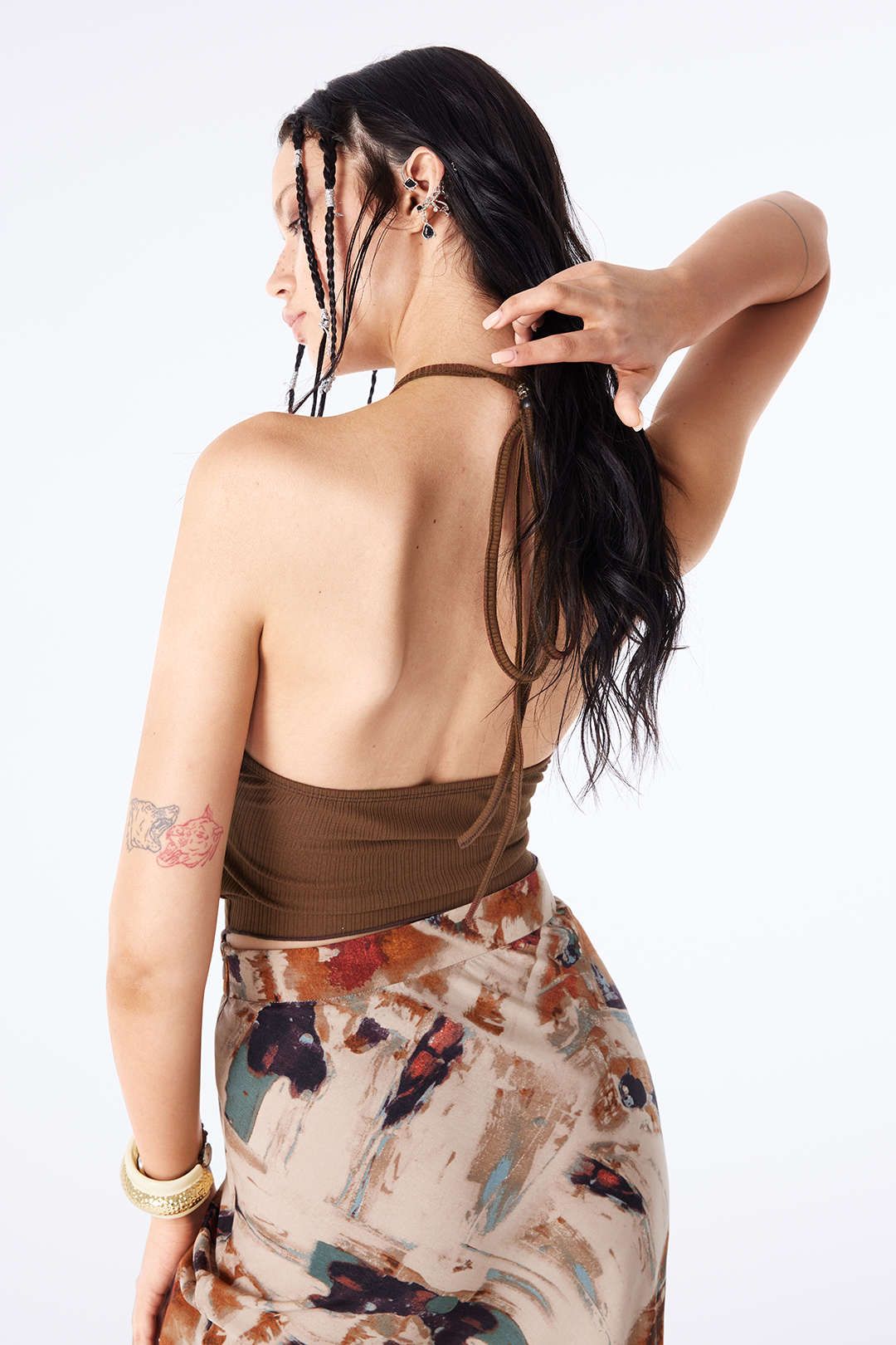 Ruched Drawstring Halter Neck Cami Top sold by Micas product image thumbnail 5