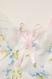 Floral Print Tie Strap Cami Top sold by Micas
