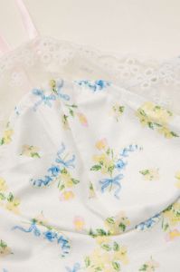 Floral Print Tie Strap Cami Top sold by Micas