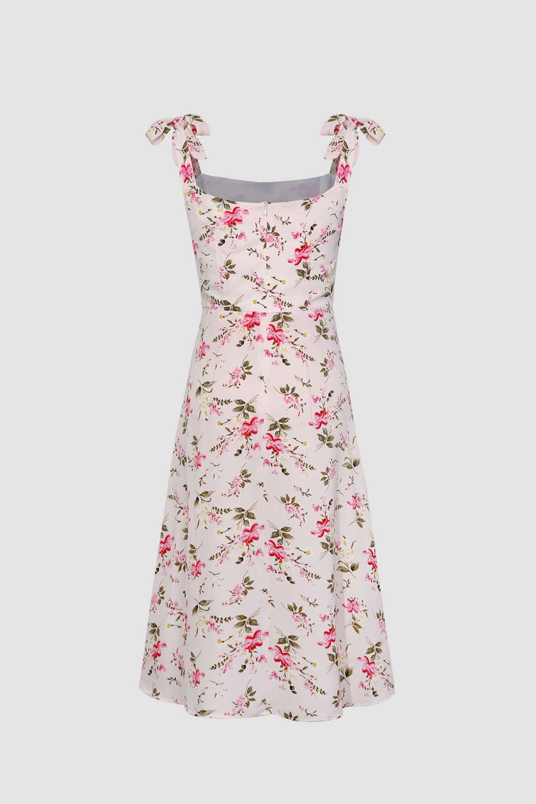 Floral Tie Strap Midi Dress sold by Micas product image thumbnail 2