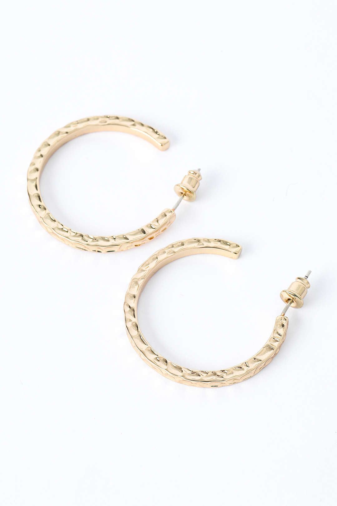 Textured Hoop Earrings sold by Micas