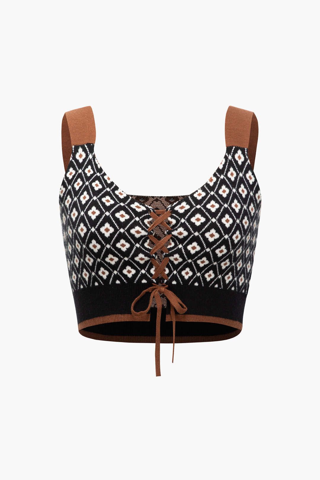 Floral Tie Front Cami Top sold by Micas