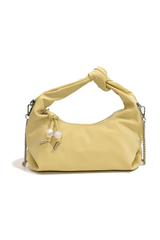 Chain Detail Knot Tote Bag sold by Micas