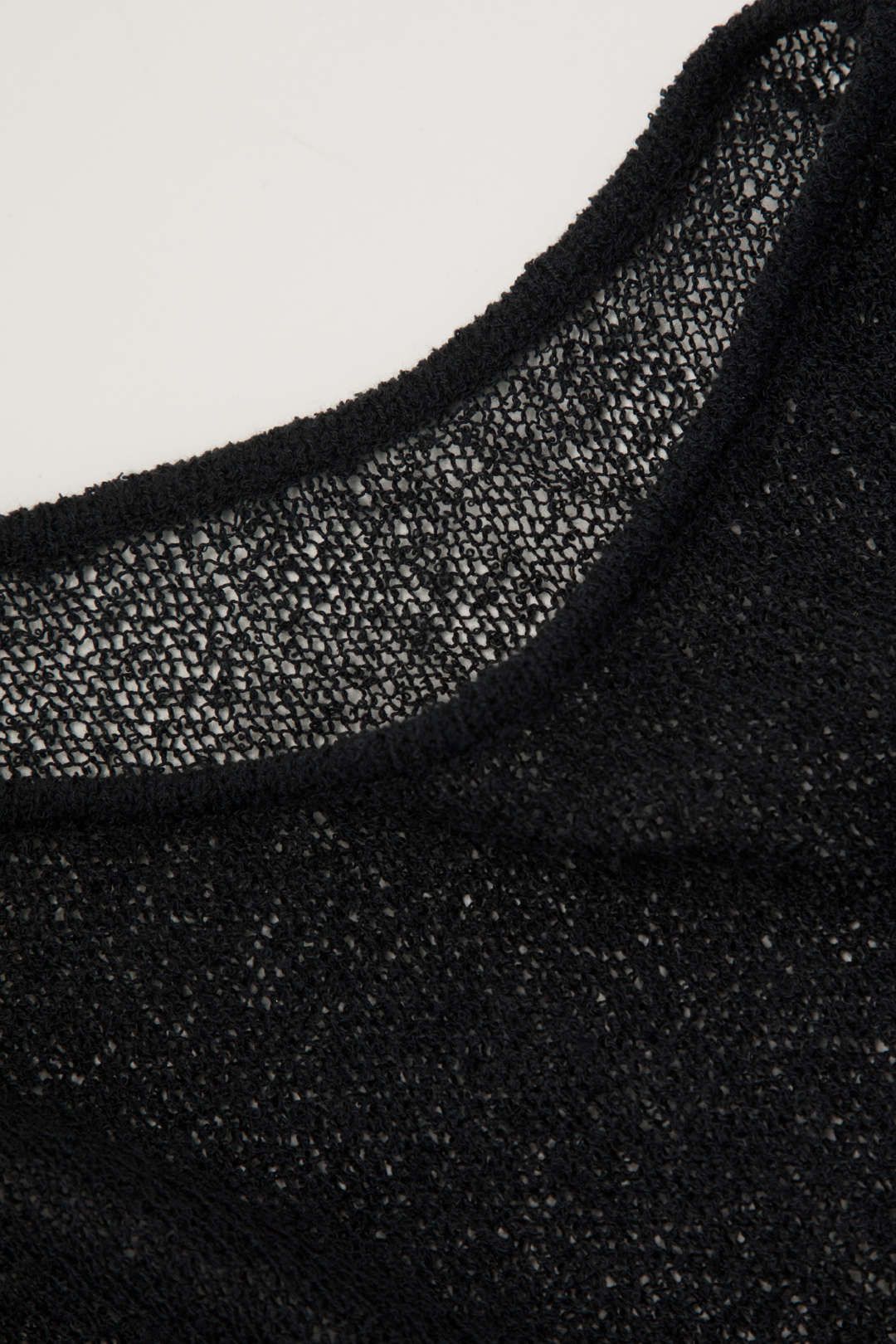 Sheer Knit Long Sleeve Top sold by Micas product image thumbnail 4