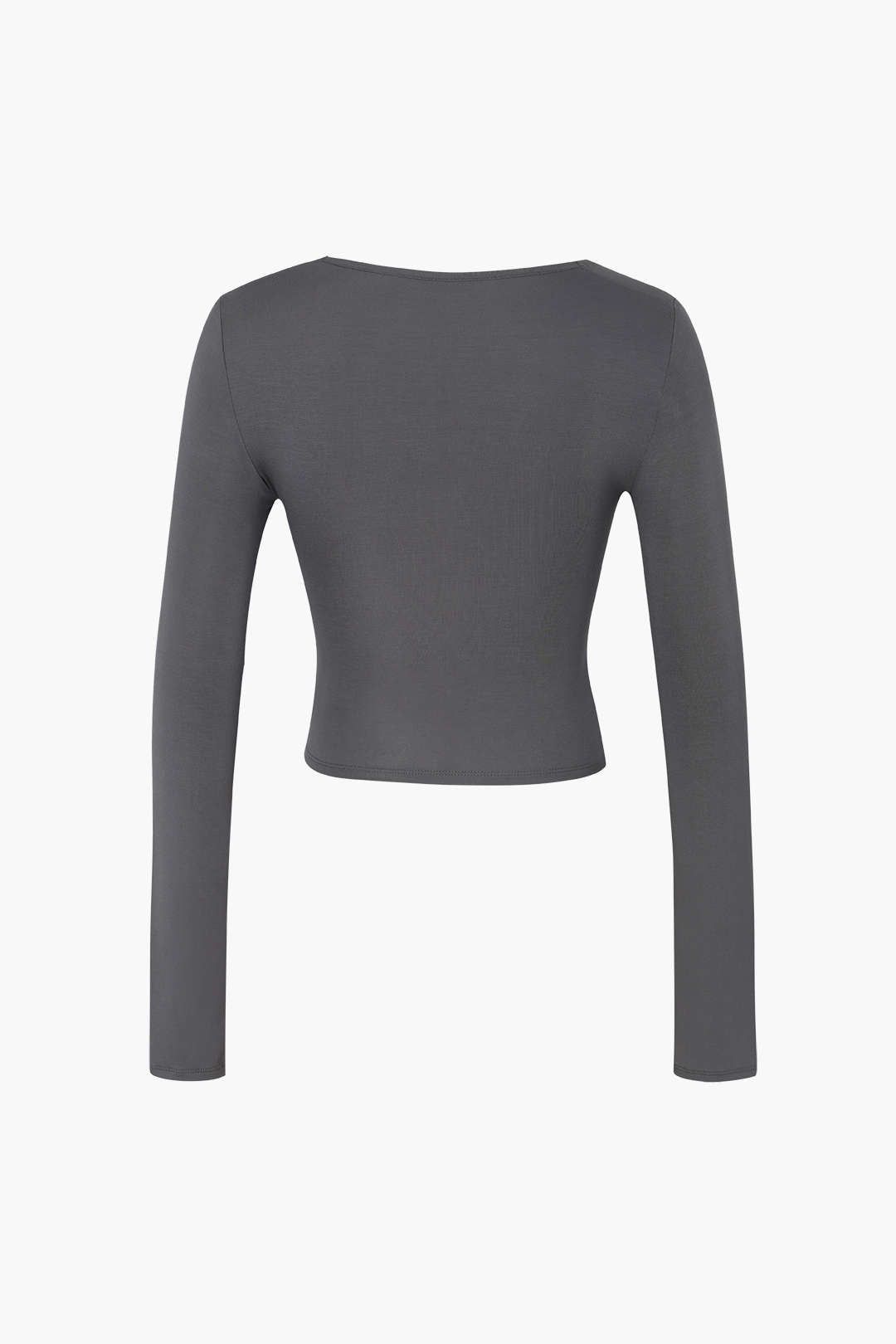 Square Neck Ruched Long Sleeve Top sold by Micas product image thumbnail 3