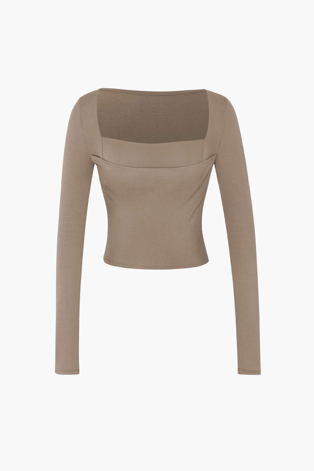 Square Neck Ruched Long Sleeve Top sold by Micas product image thumbnail 7