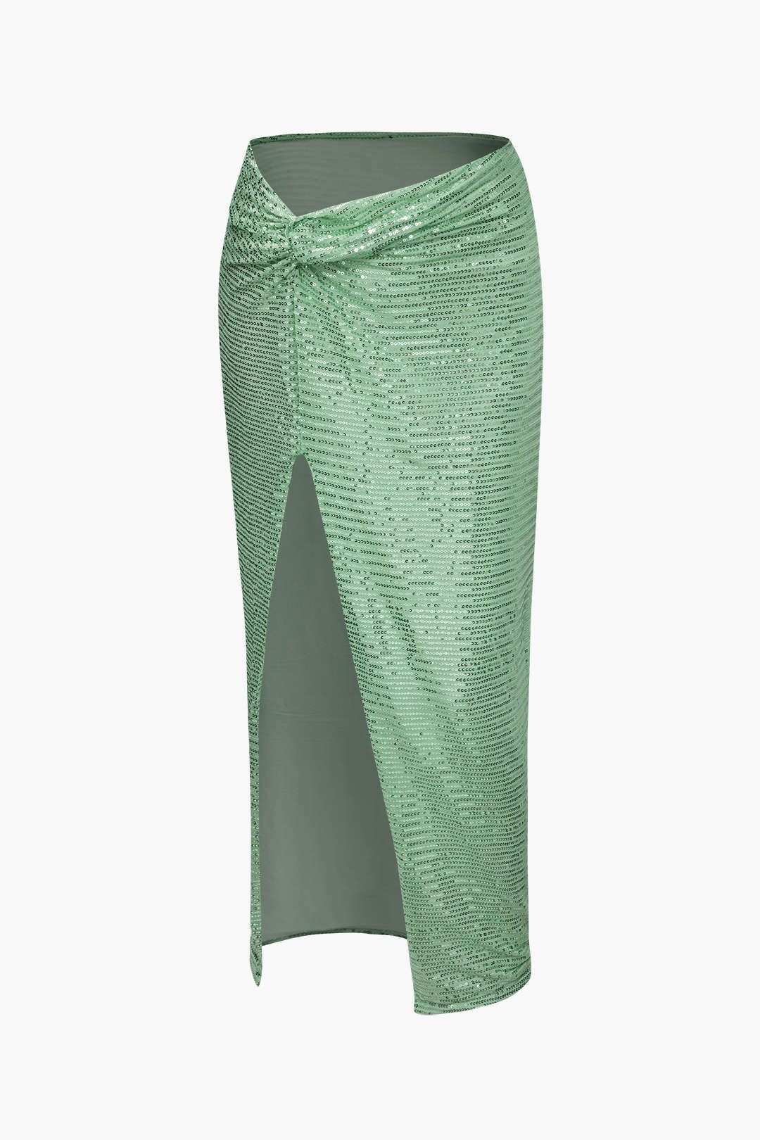 Sequin Cowl Neck Cami Top And Slit Midi Skirt Set sold by Micas product image thumbnail 6