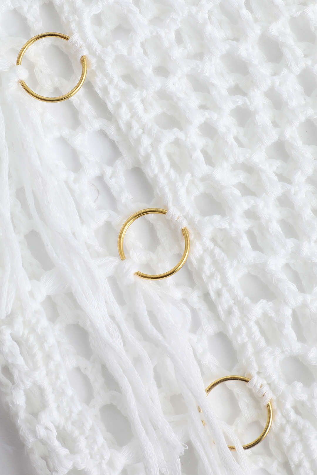 Fringe Hem Crochet Cover Up Skirt sold by Micas product image thumbnail 3