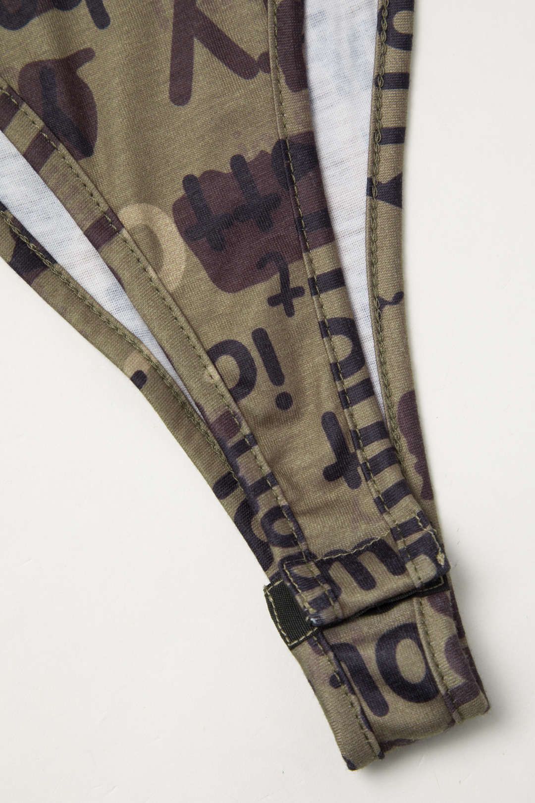 Letter Print Sleeveless Bodysuit sold by Micas product image thumbnail 5