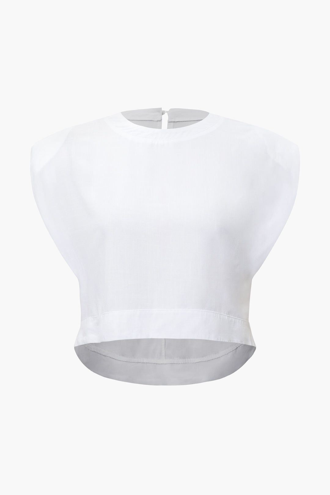 Linen-Blend Tank Top And Tie Waist Leg Straight Pants Set sold by Micas product image thumbnail 2