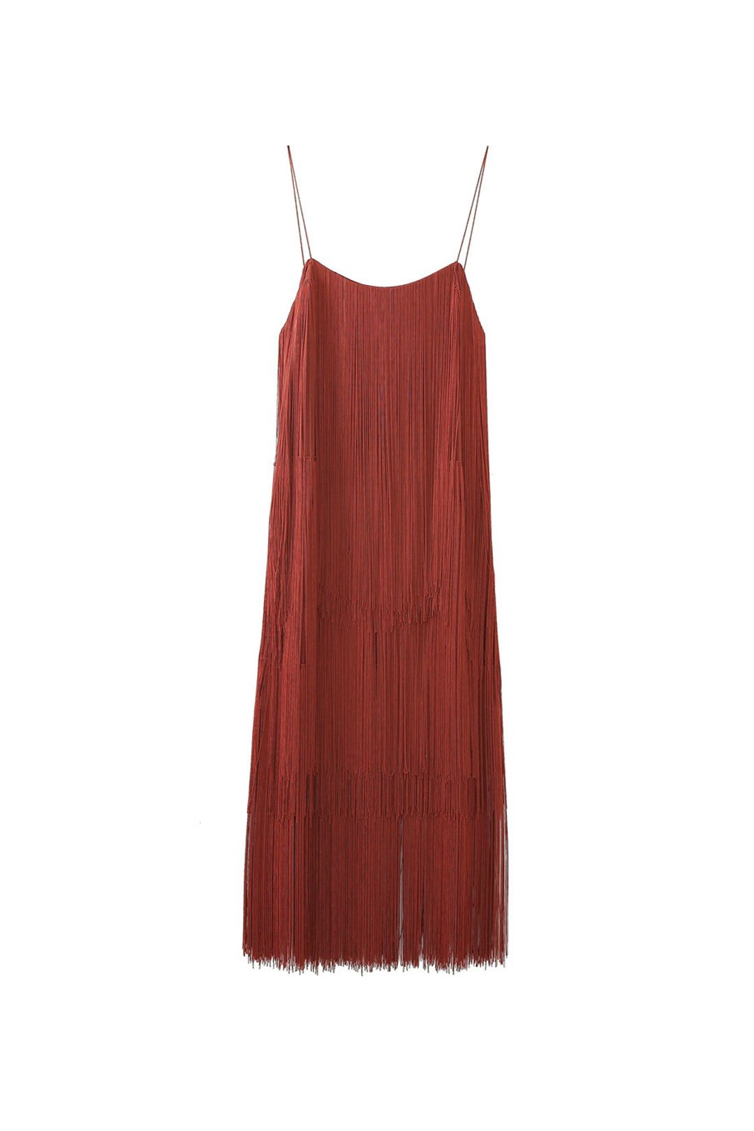 Fringe Slip Midi Dress sold by Micas product image thumbnail 2