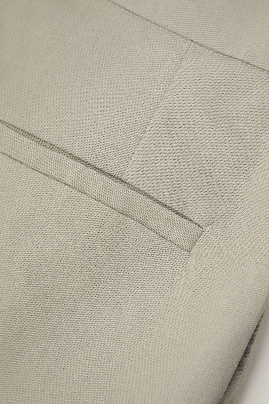 Linen-Blend Pleated Suit Shorts sold by Micas product image thumbnail 4