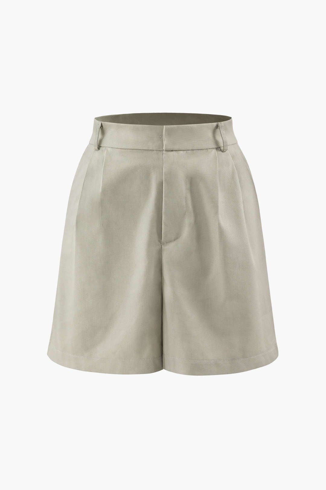Linen-Blend Pleated Suit Shorts sold by Micas