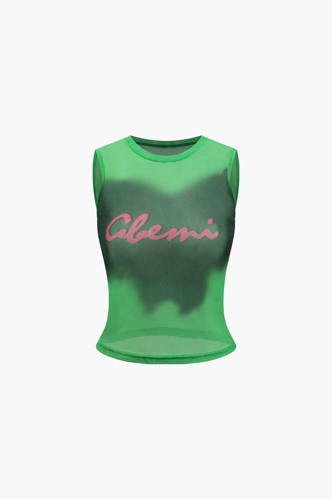 Printed Mesh Tank Top sold by Micas