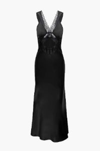 V-neck Lace Trim Cut Out Maxi Dress sold by Micas