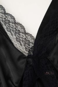 V-neck Lace Trim Cut Out Maxi Dress sold by Micas