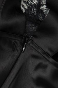 V-neck Lace Trim Cut Out Maxi Dress sold by Micas