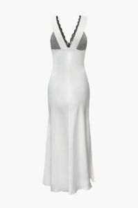 V-neck Lace Trim Cut Out Maxi Dress sold by Micas