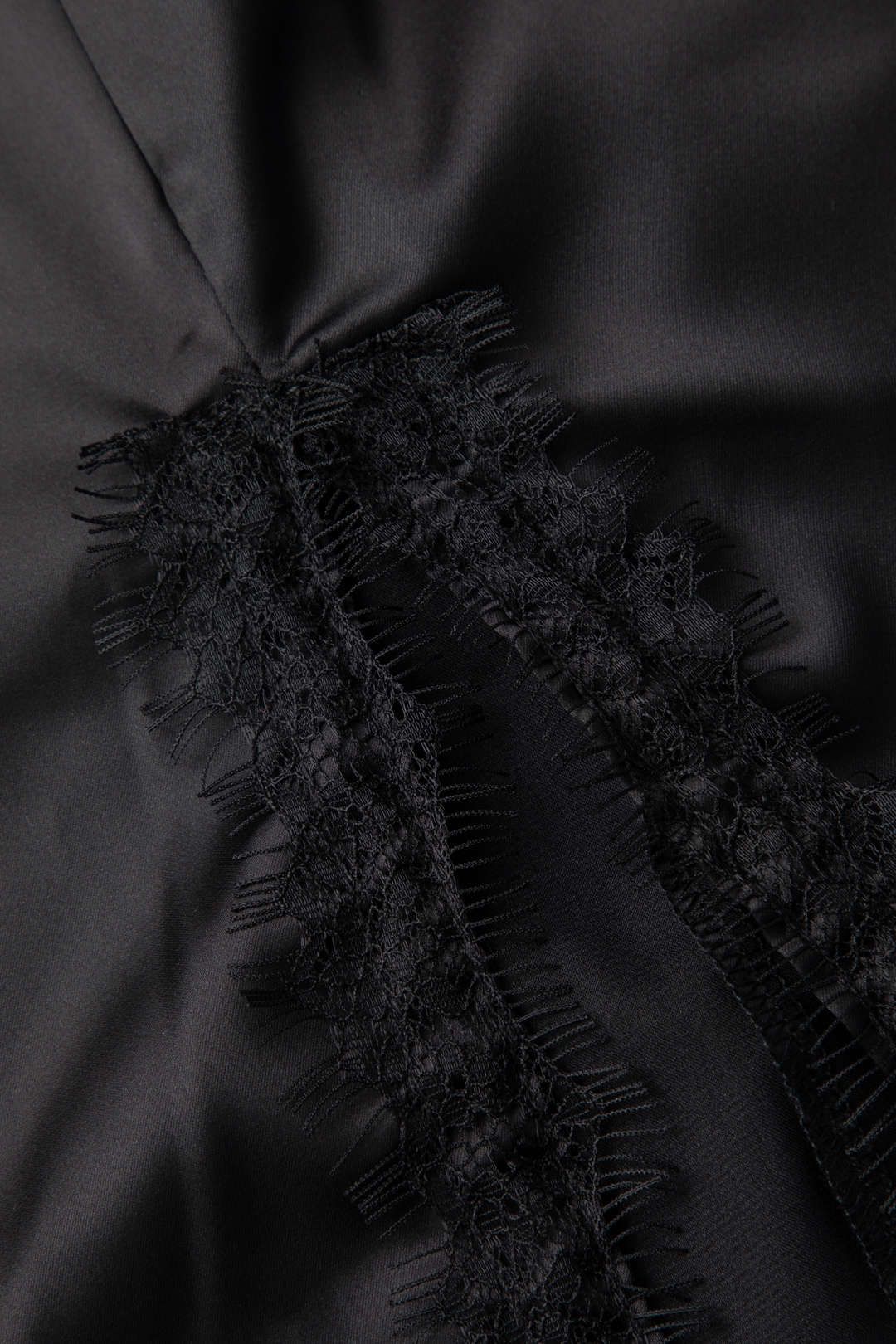 Lace V-neck Low Back Slit Mini Dress sold by Micas product image thumbnail 5