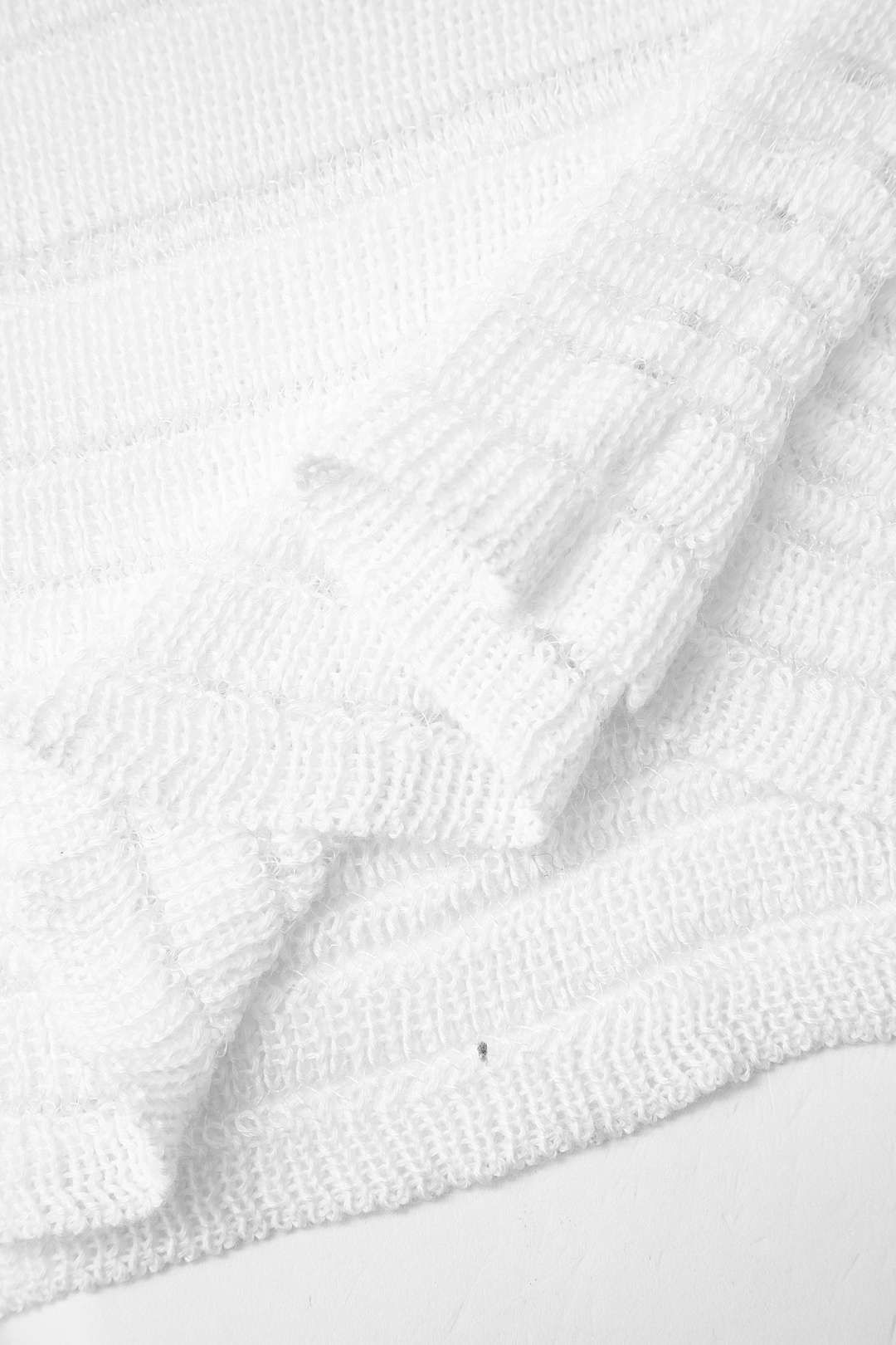 Ladder Sheer Knit Halter Backless Midi Dress sold by Micas product image thumbnail 5