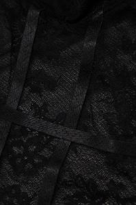 Sheer Lace Cut Out Sleeveless Bodysuit sold by Micas