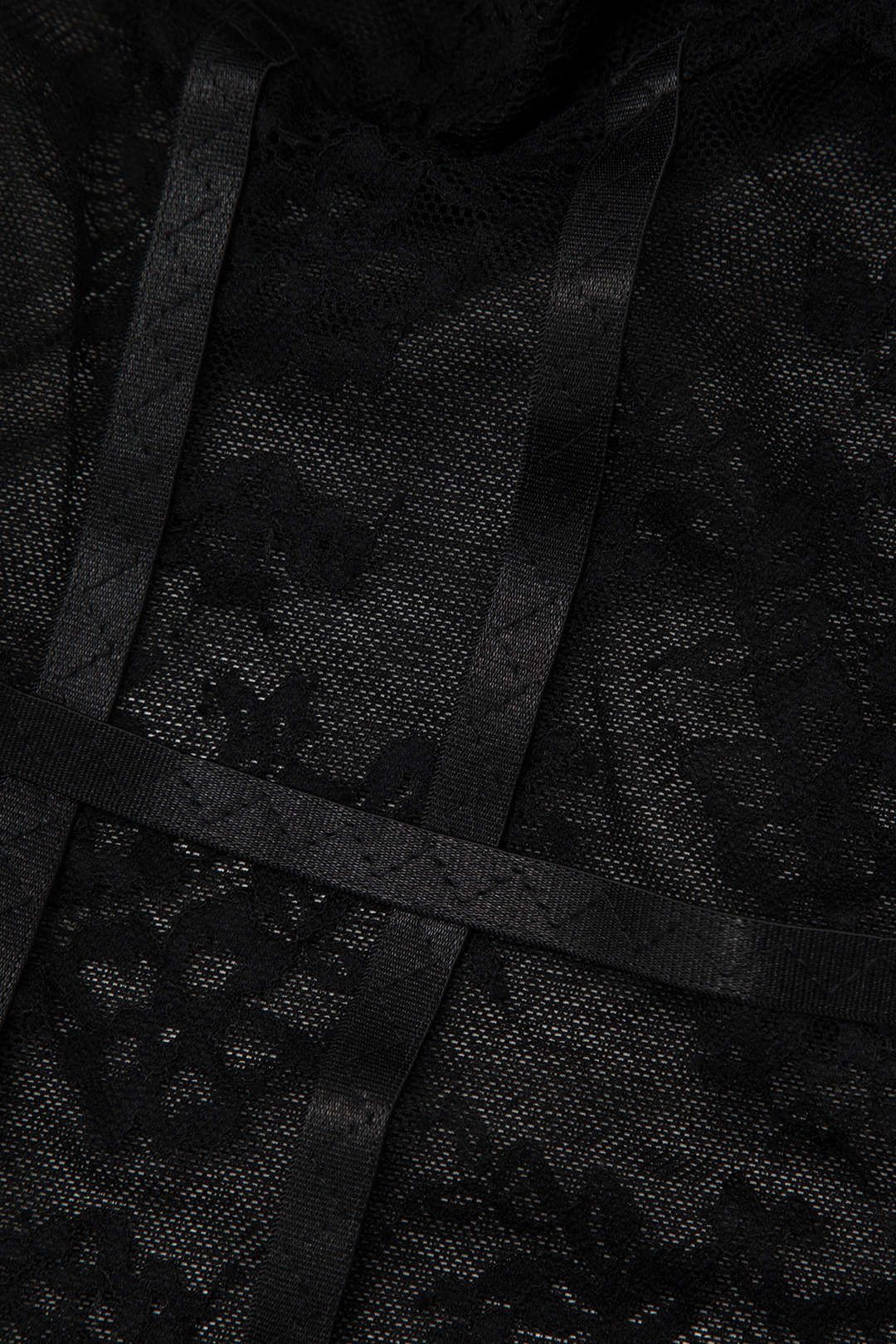 Sheer Lace Cut Out Sleeveless Bodysuit sold by Micas product image thumbnail 5