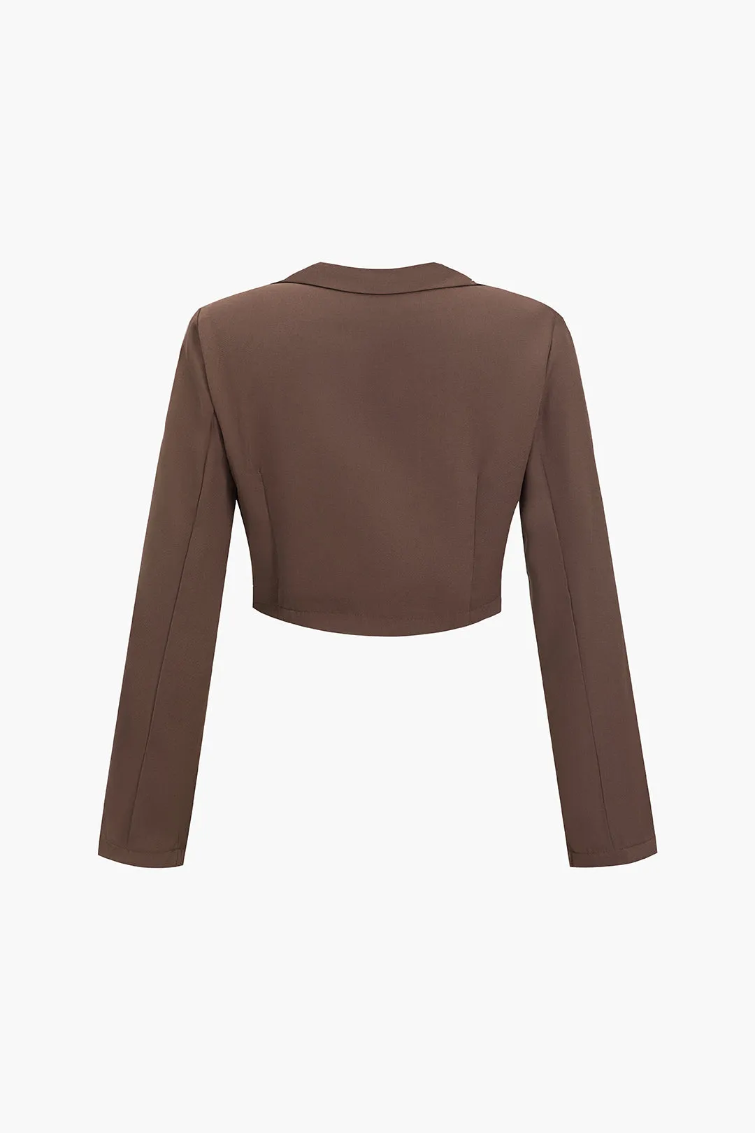 Solid Asymmetrical Top And Pleated Skirt Set sold by Micas product image thumbnail 4