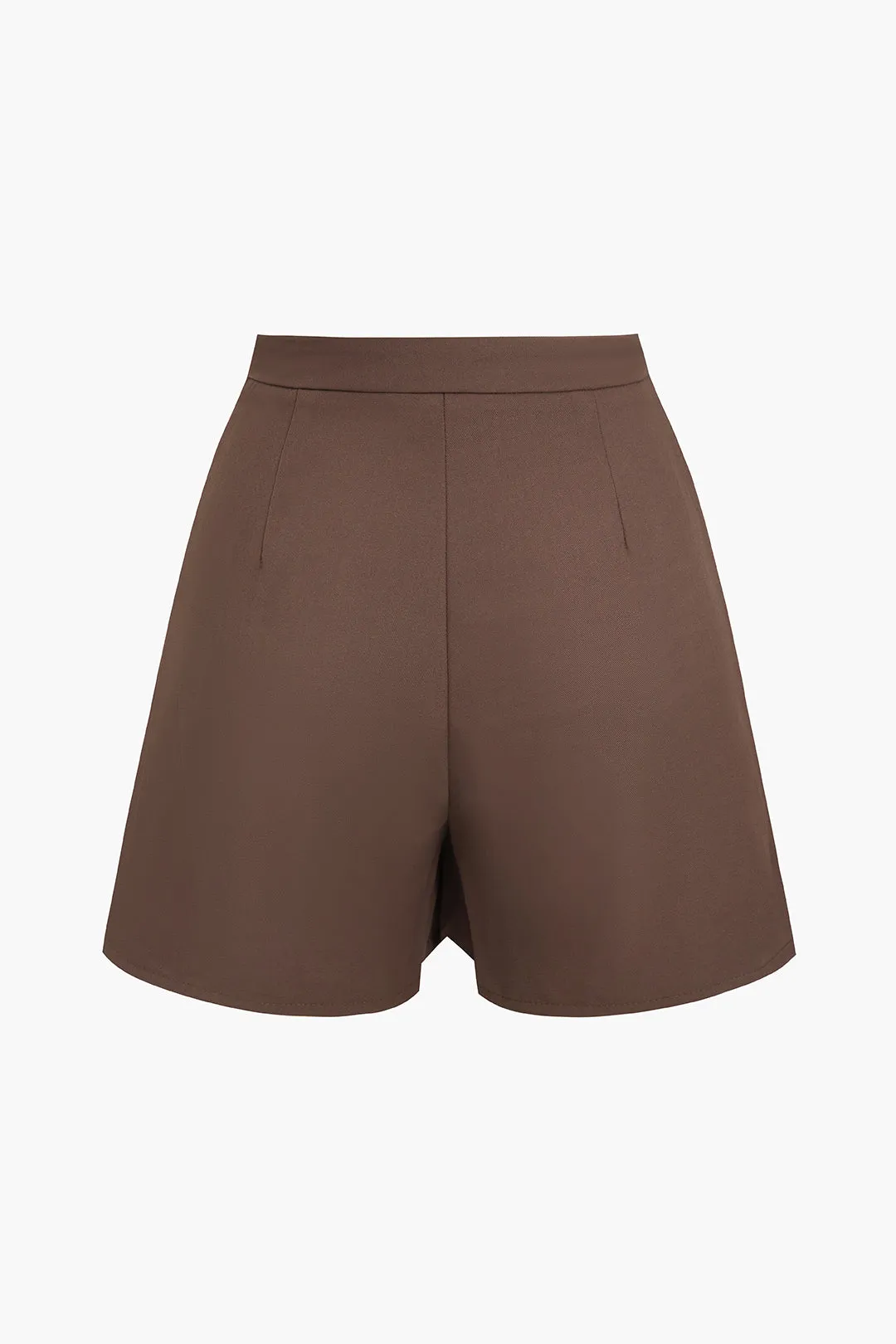 Solid Asymmetrical Top And Pleated Skirt Set sold by Micas product image thumbnail 5