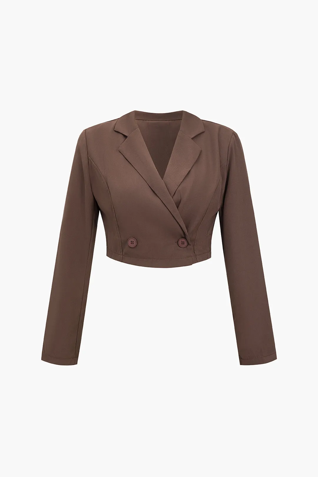 Solid Asymmetrical Top And Pleated Skirt Set sold by Micas product image thumbnail 2