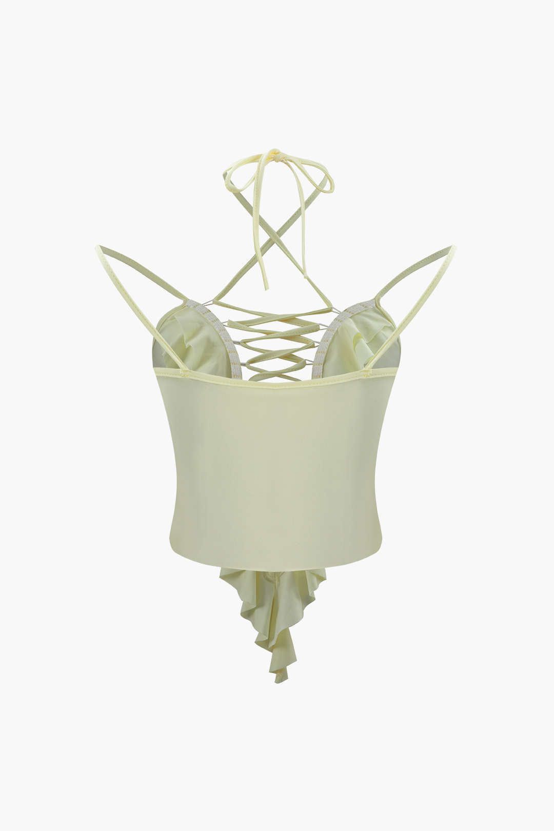 Halter Ruffle Cami Top sold by Micas product image thumbnail 2