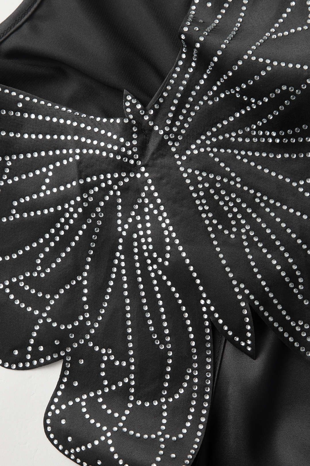 Butterfly Embellished Cut Out Slit Midi Dress sold by Micas product image thumbnail 3