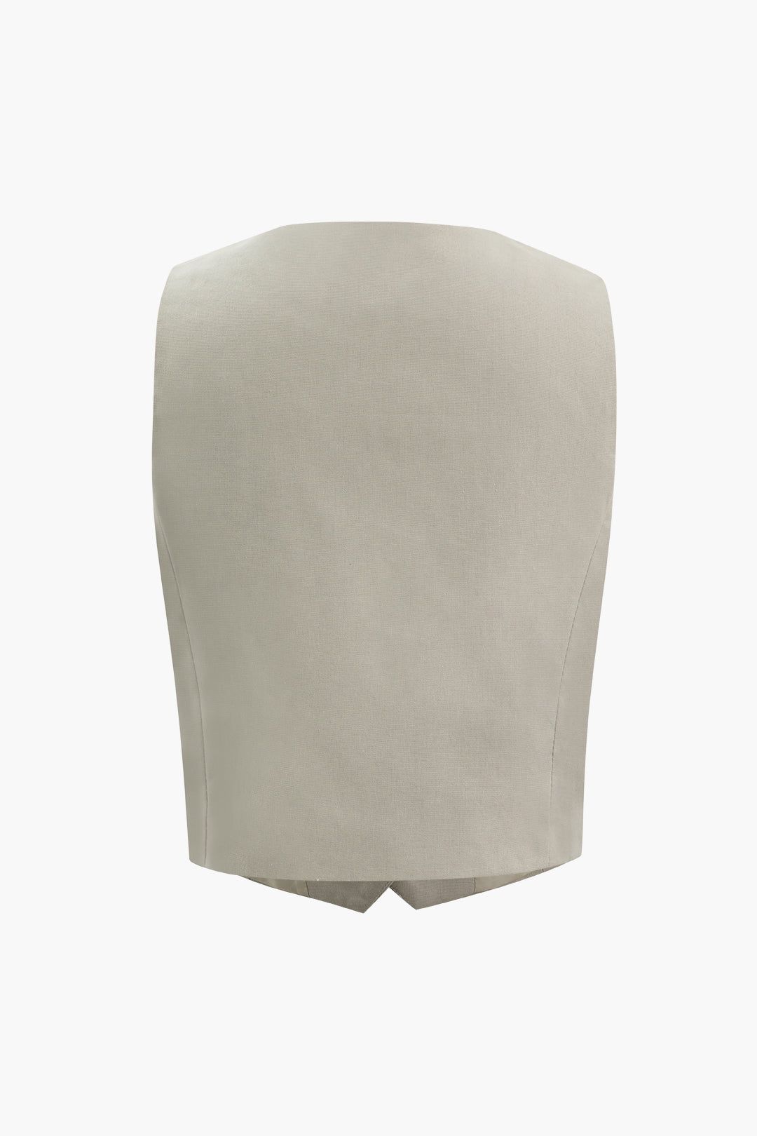 Linen-Blend V-neck Button Up Waistcoat sold by Micas product image thumbnail 2