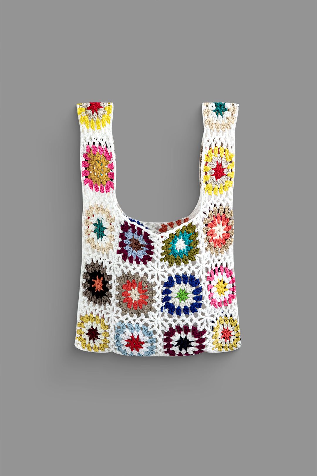 Floral Crochet Tote Bag sold by Micas