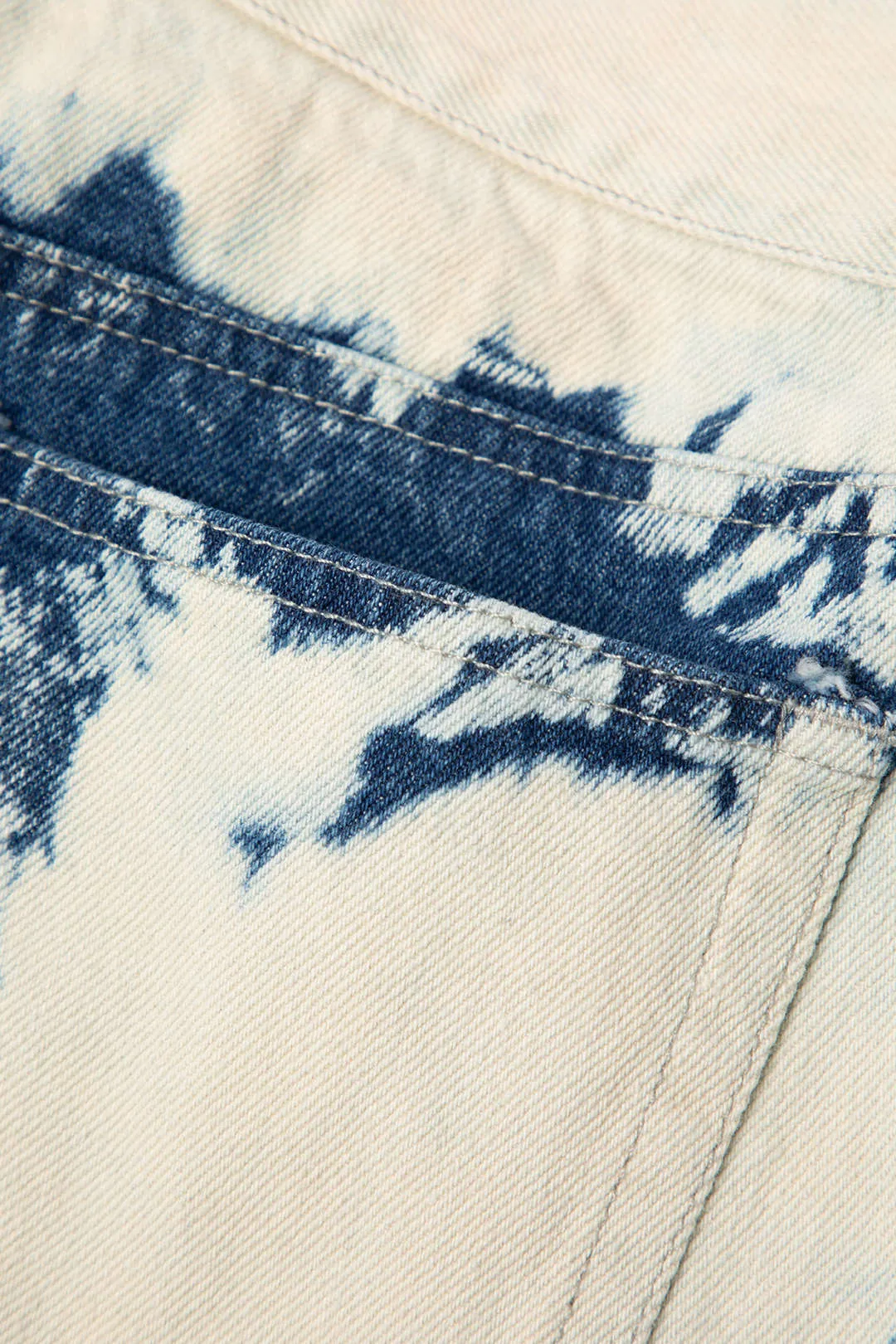 Denimshorts med Tie Dye Print sold by Micas product image thumbnail 4
