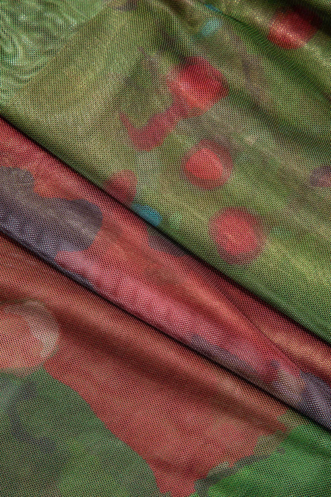 Floral Print Mesh Layer Slip Midi Dress sold by Micas product image thumbnail 3