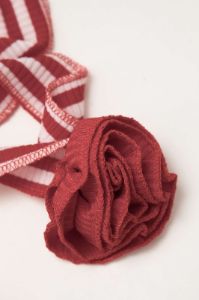 Flower Embellished Striped Tube Top sold by Micas
