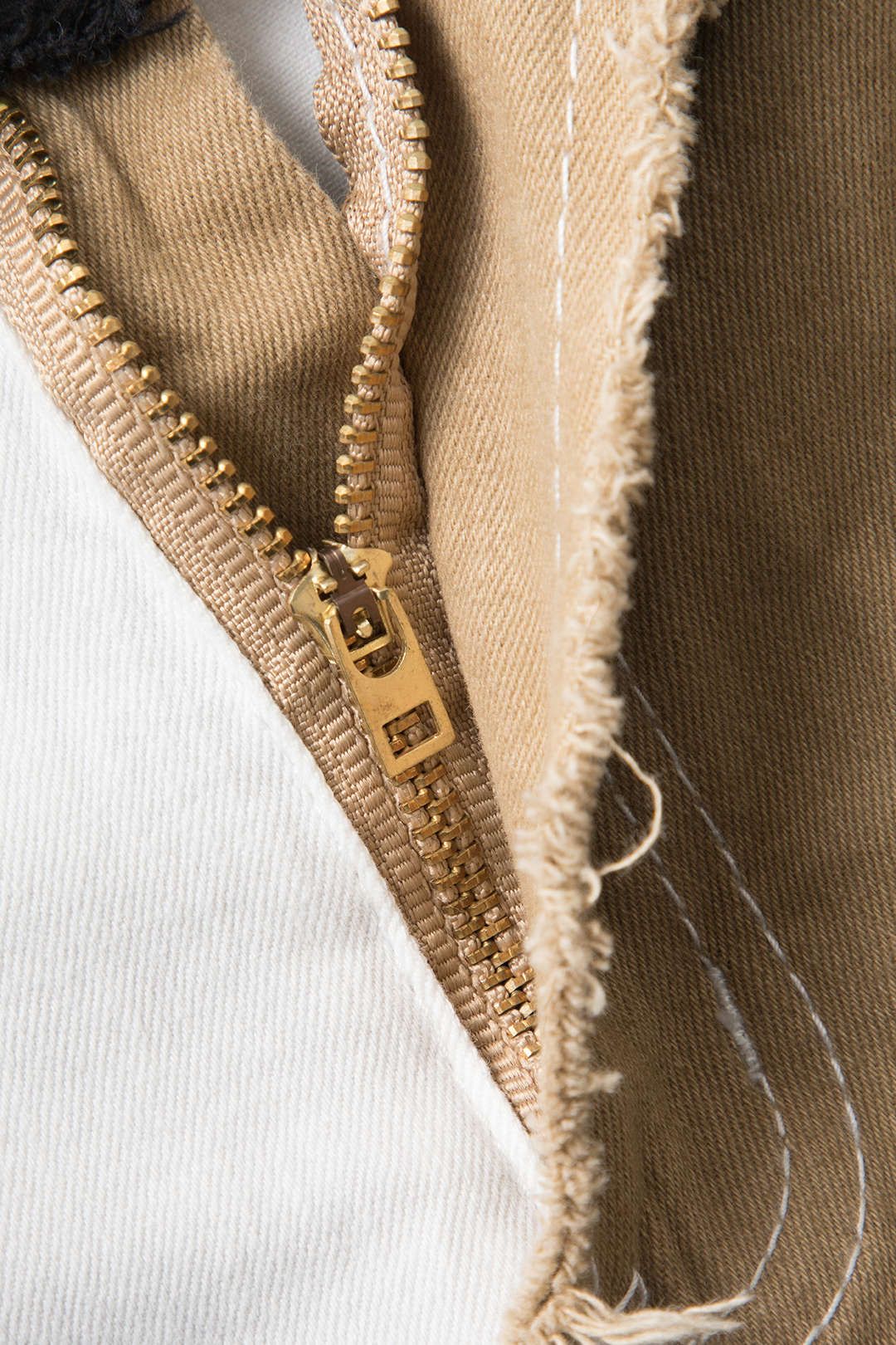 Patchwork Frayed Denim Shorts sold by Micas product image thumbnail 4