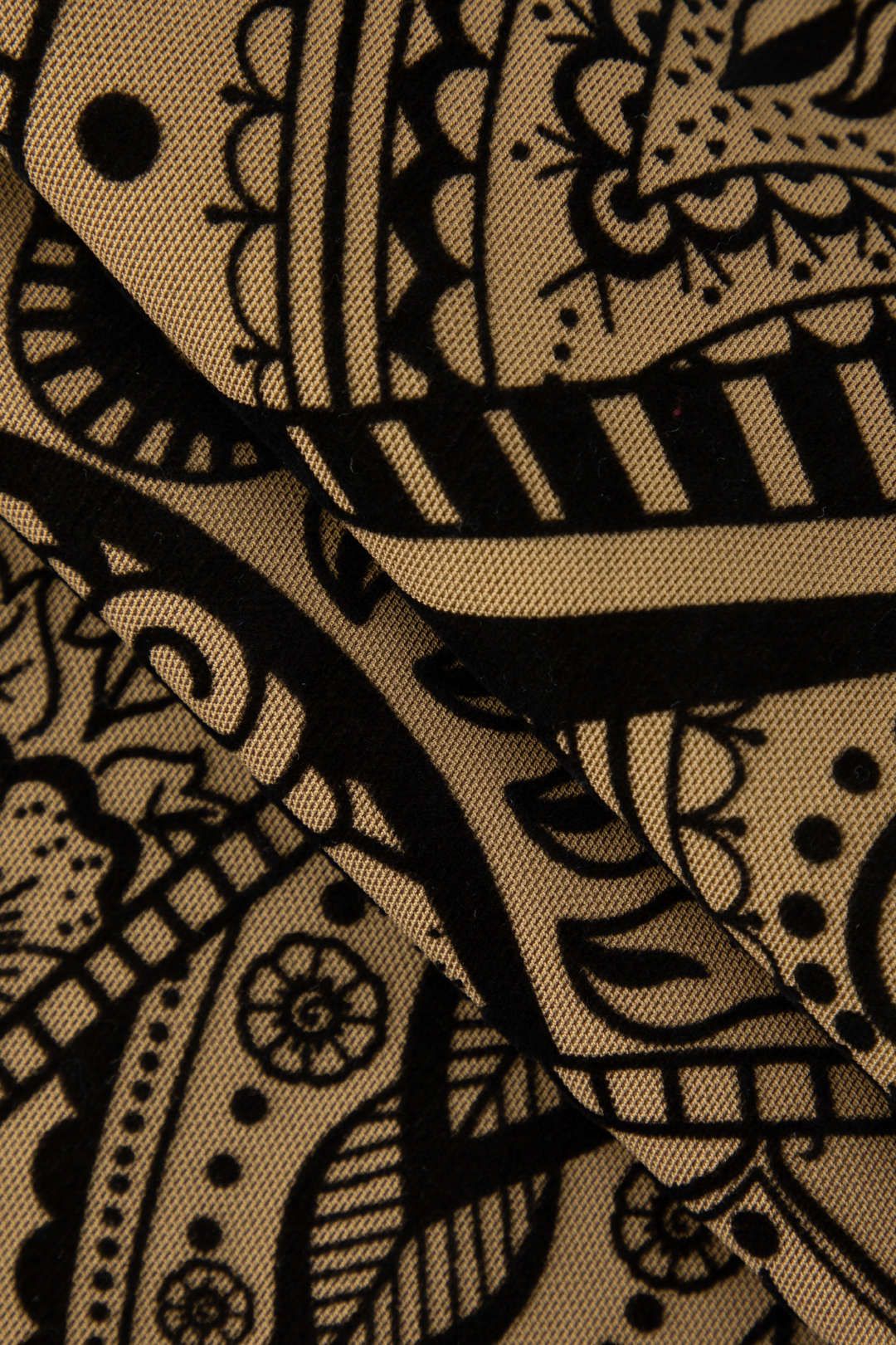 Floral Flocked Cut-Out Mini Dress sold by Micas product image thumbnail 4