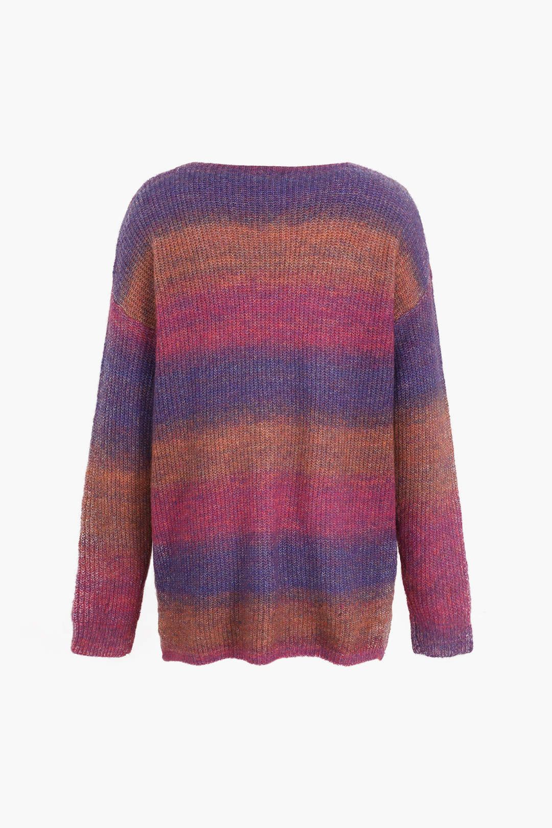 Ombre V-Neck Sweater sold by Micas product image thumbnail 3