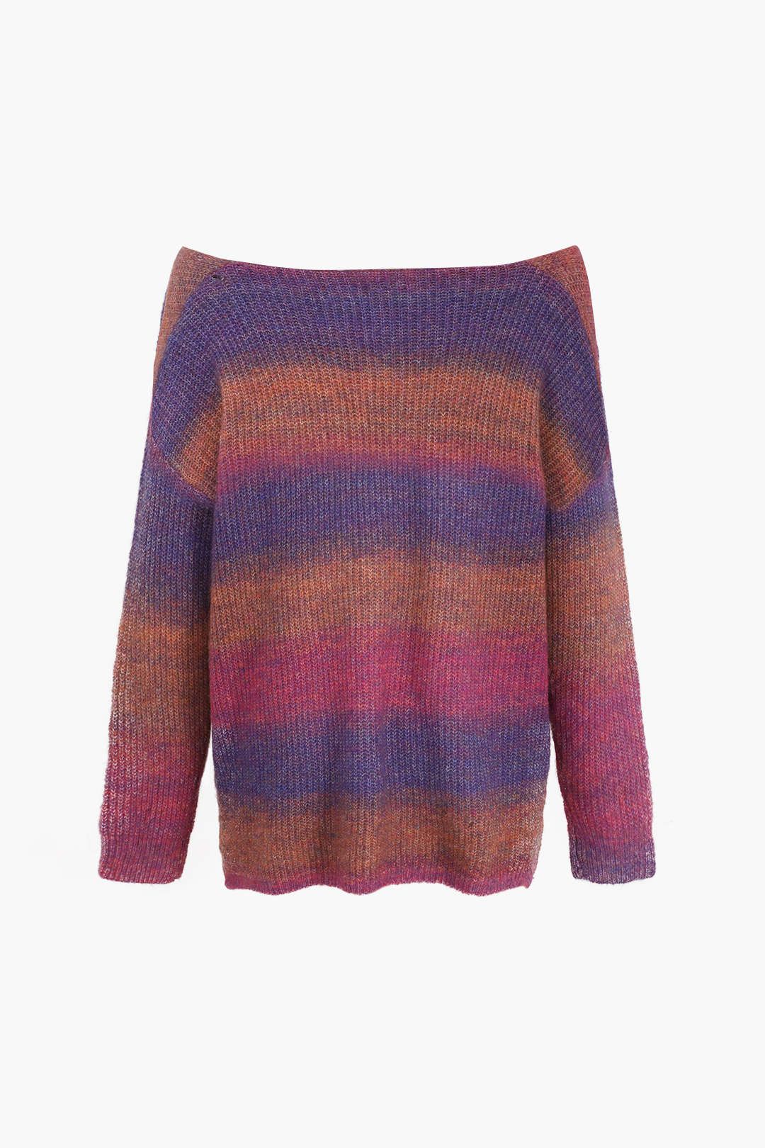 Ombre V-Neck Sweater sold by Micas product image thumbnail 4