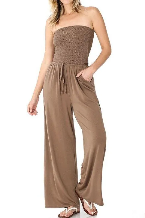Tie Front Strapless Jumpsuit sold by Micas product image thumbnail 2