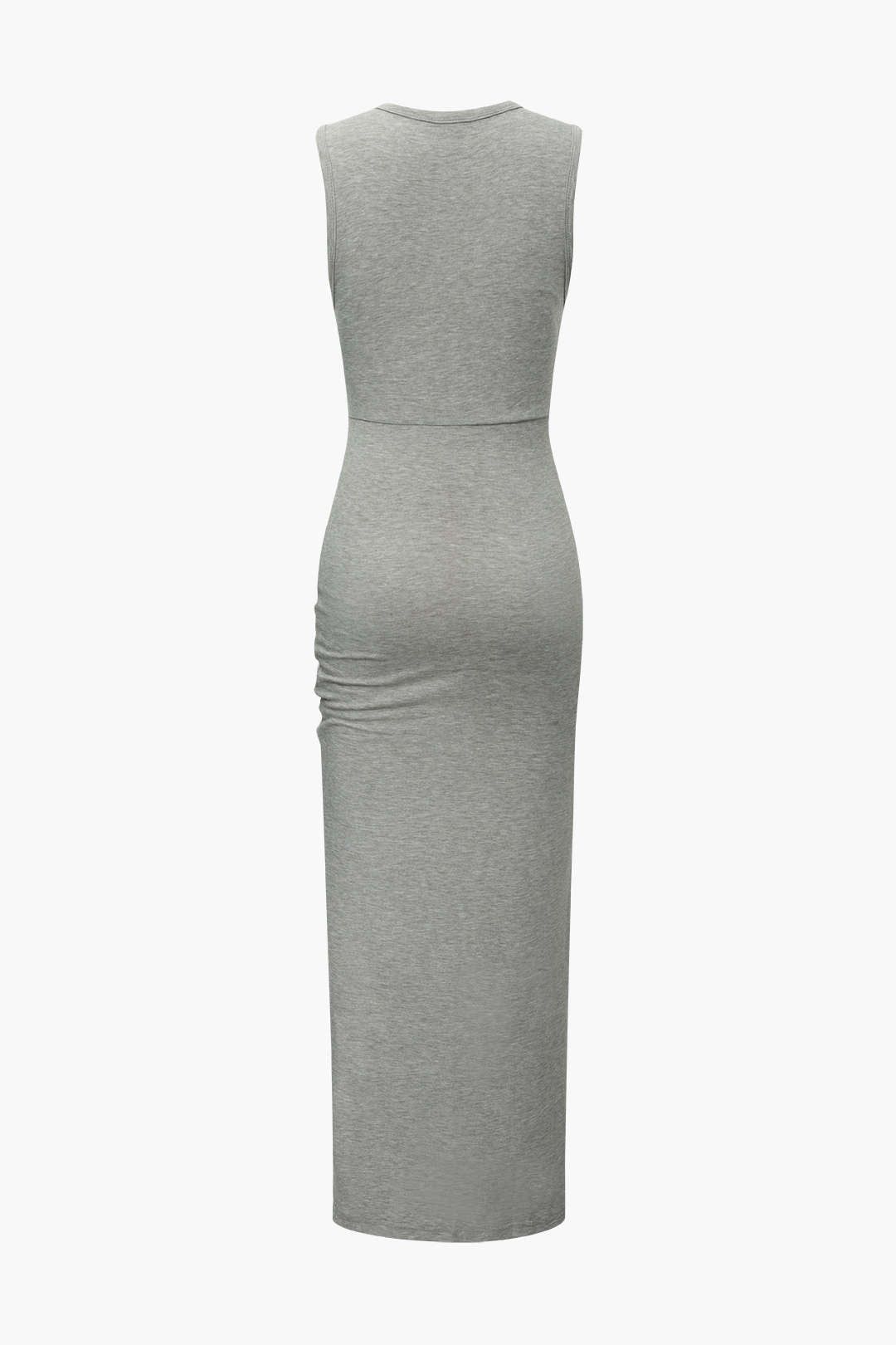 Twist Front Cut Out Drawstring Slit Maxi Dress sold by Micas product image thumbnail 2