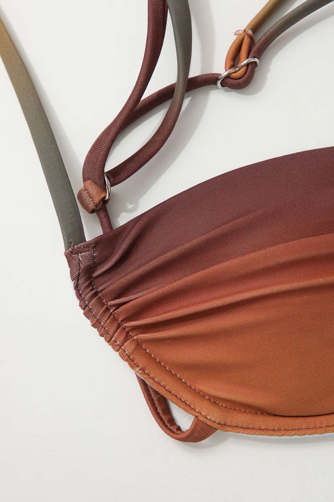 Ombre Ruched Bust Bikini 2Pc Set sold by Micas product image thumbnail 3