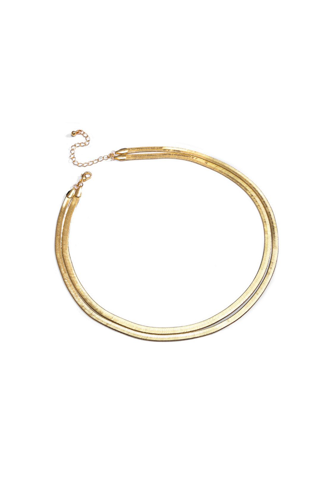 Layered Snake Chain Necklace sold by Micas