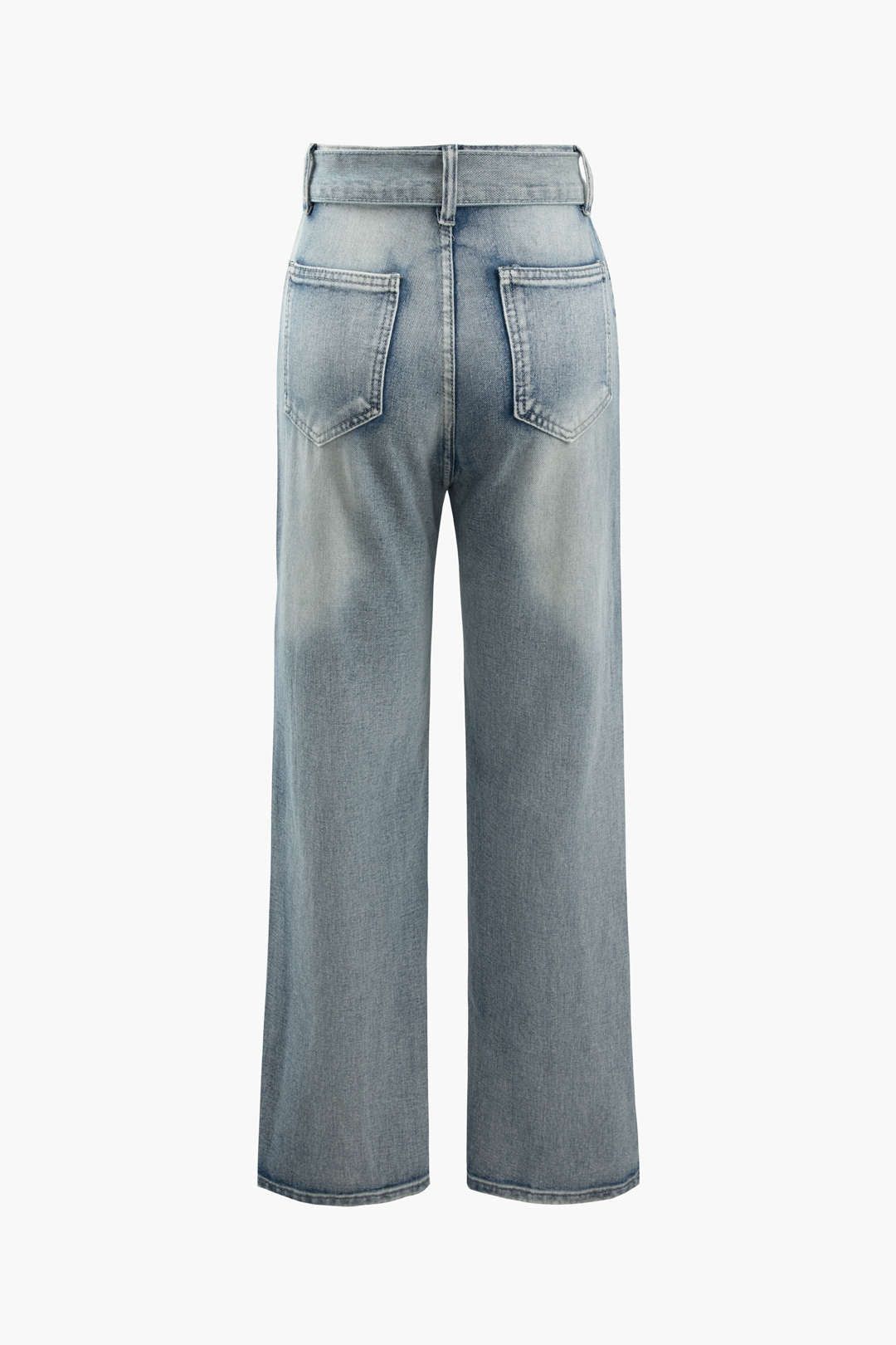 Cross Waist Straight Leg Jeans sold by Micas product image thumbnail 2