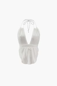 Halter Neck Backless Cami Top sold by Micas
