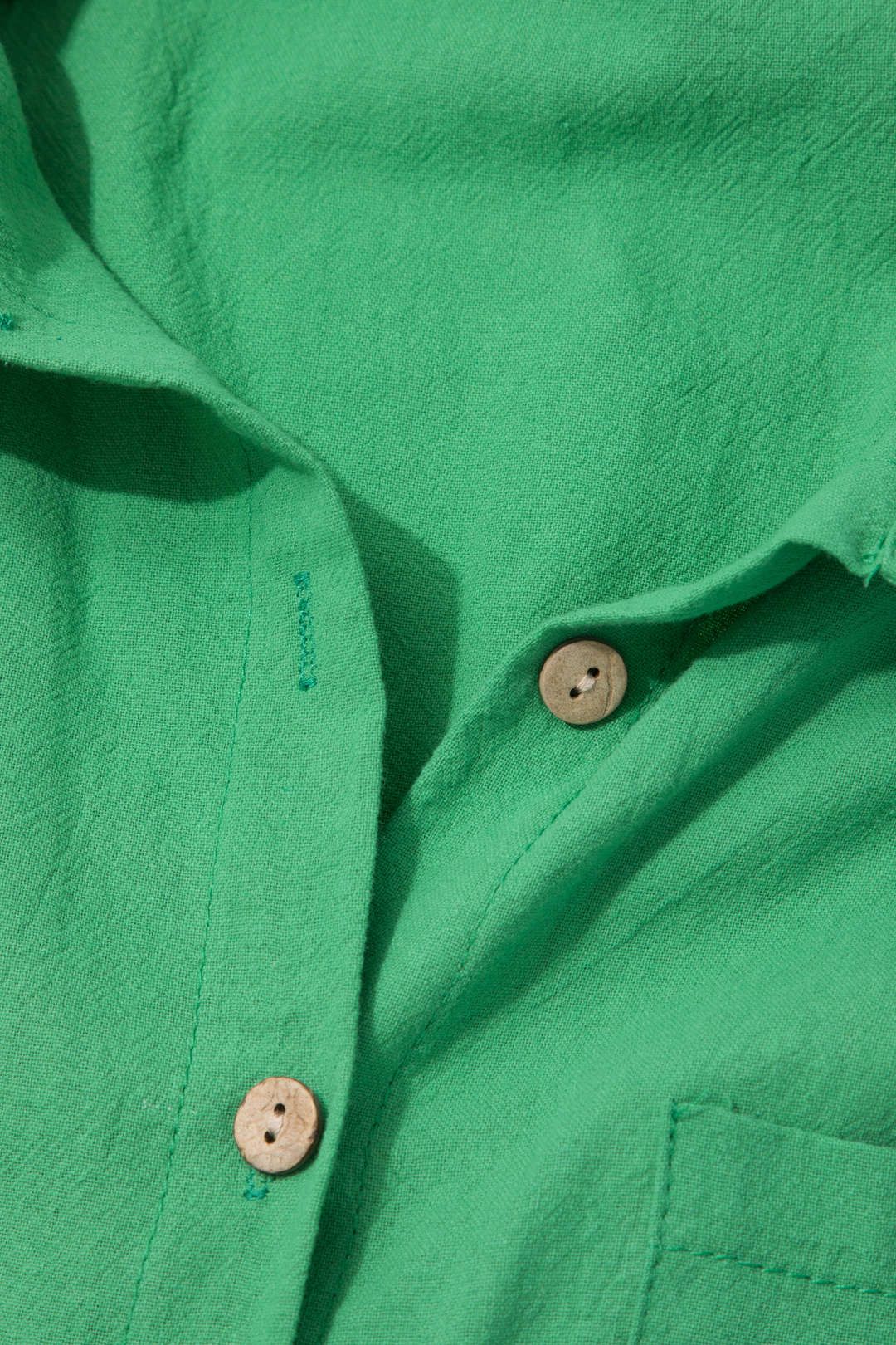 Short Sleeve Pocket Shirt And Elastic Waist Shorts Set sold by Micas product image thumbnail 7