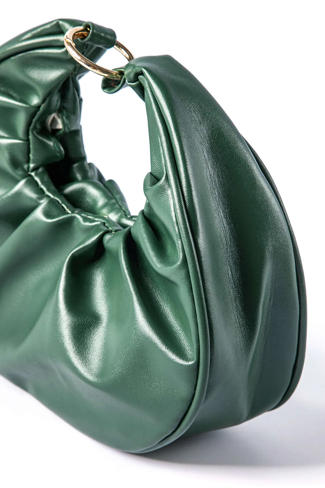 Ruched mulepose i imiteret læder sold by Micas product image thumbnail 4